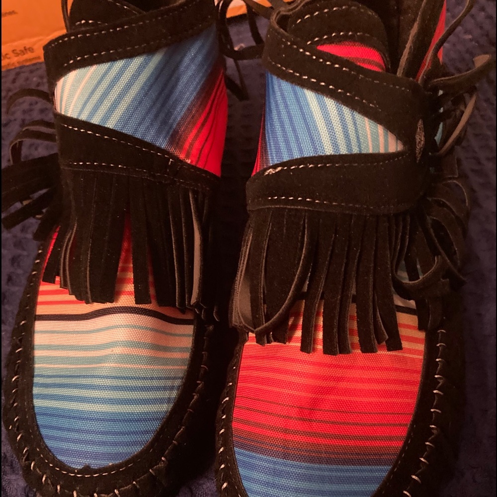 Ankle boots Indian colors new color black size 10